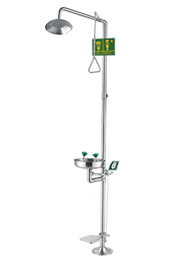AZD1107-1腳踏式復(fù)合式緊急沖淋洗眼器